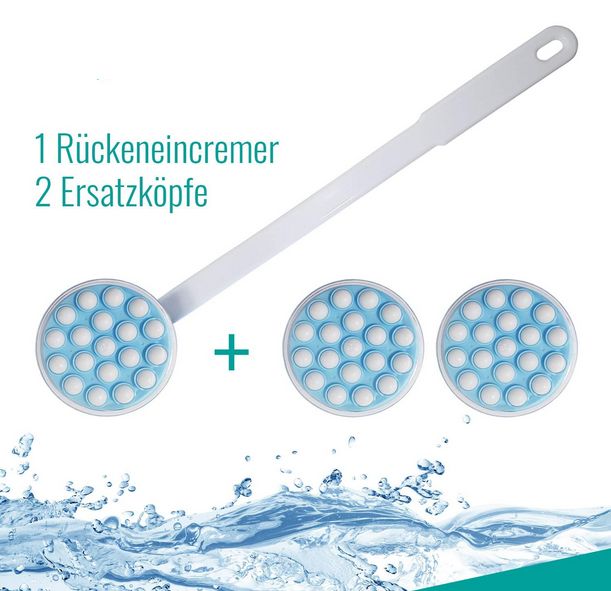 Rückencremer, alleine eincremen, 2 in 1 Kombigerät mit Massage -Bestseller