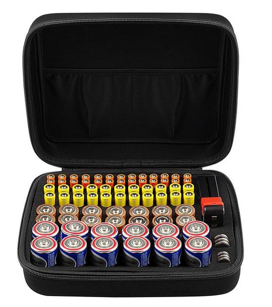 Batterie Aufbewahrungsbox - Hält 80 Batterien