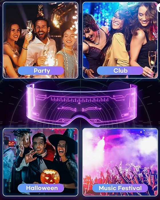 LED Brille - Party Leuchtbrille