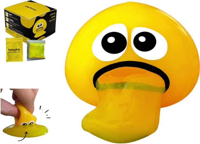 Puking Ball - Stressball, Schleim, sensorisches Spielzeug für Kinder und Erwachsene