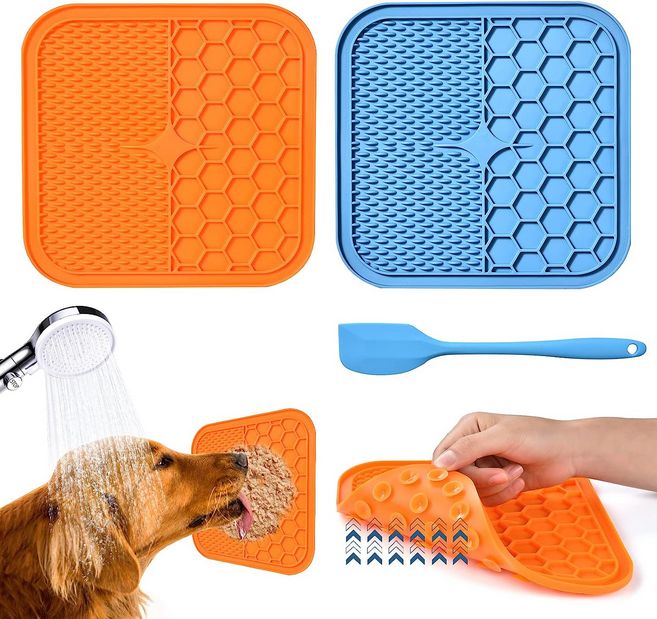 Schleckmatte für Hunde und Katzen - Krallenpflege mit Saugnapf