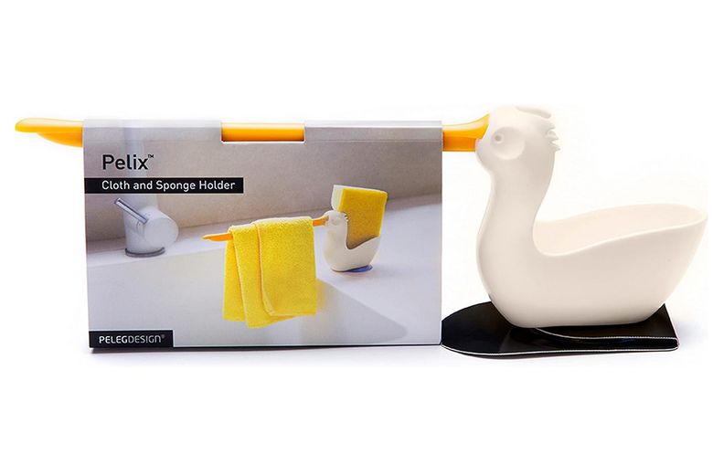 Schwammhalter als Pelikan