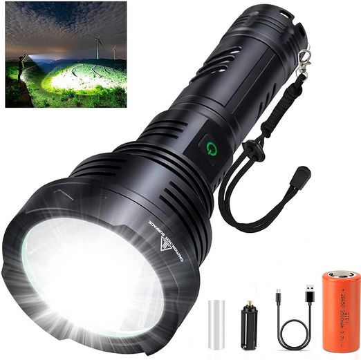 Taschenlampe Extrem Hell 100000 Lumen