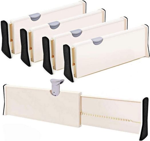 Schubladenteiler Organizer, 4er-Set einstellbar