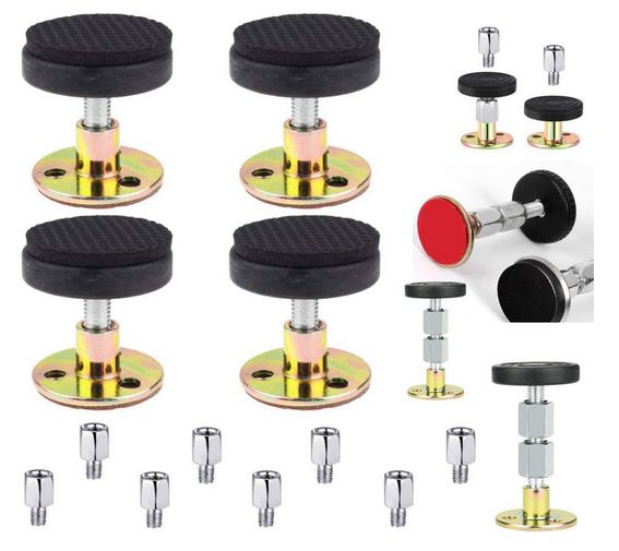 Verstellbarer Bettgestell-Kopfteil-Stopper, 4 Stück